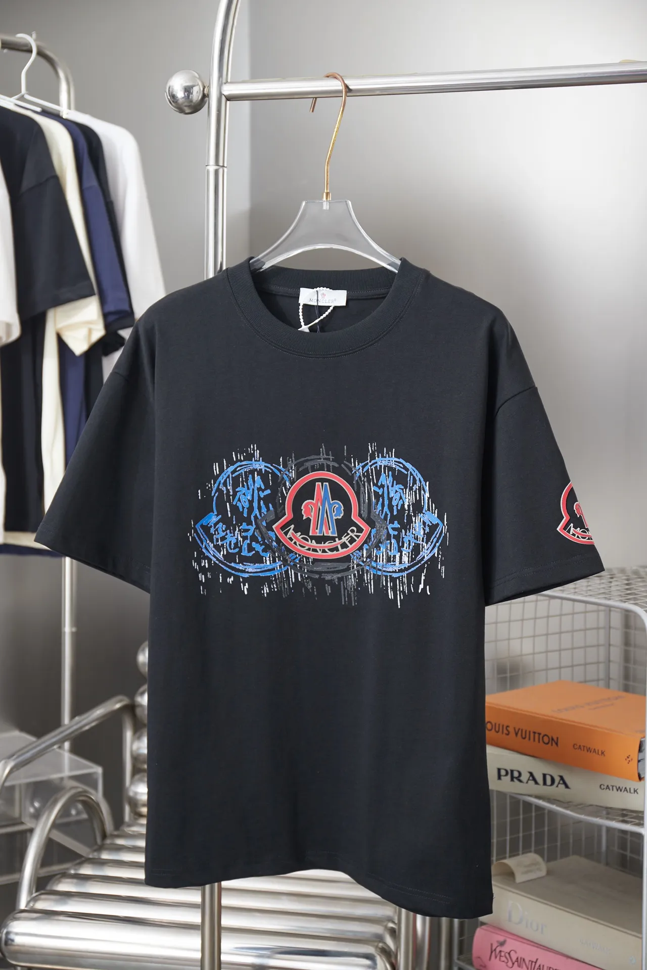 MO*CLER 25SS New Arrival logo · 320 100% · 32 1X 1 · Classic logo · · Classic · · ：Black/White/Blue/Red Size：S/M/L/XL